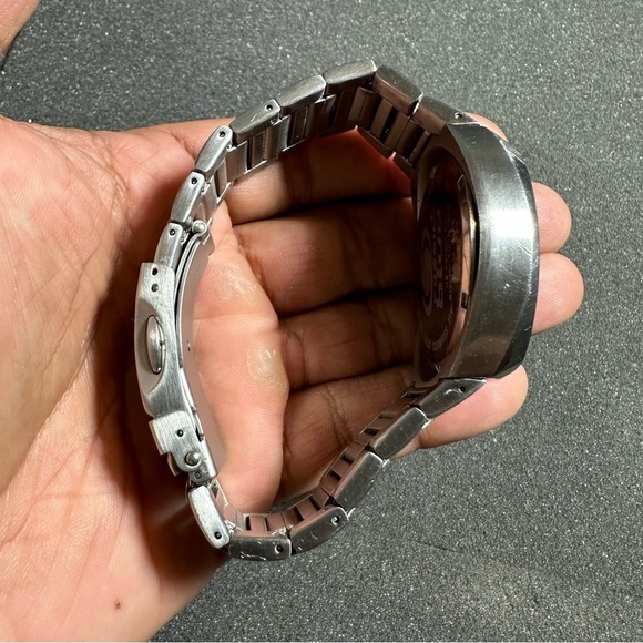 Fossil Blue Mens Quartz Day Date Watch Working With New Battery AM3848 WR100M - Picture 9 of 11